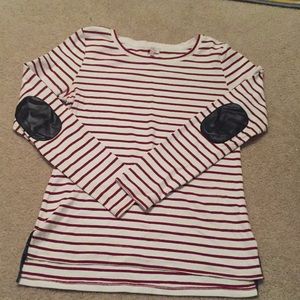 red and white striped